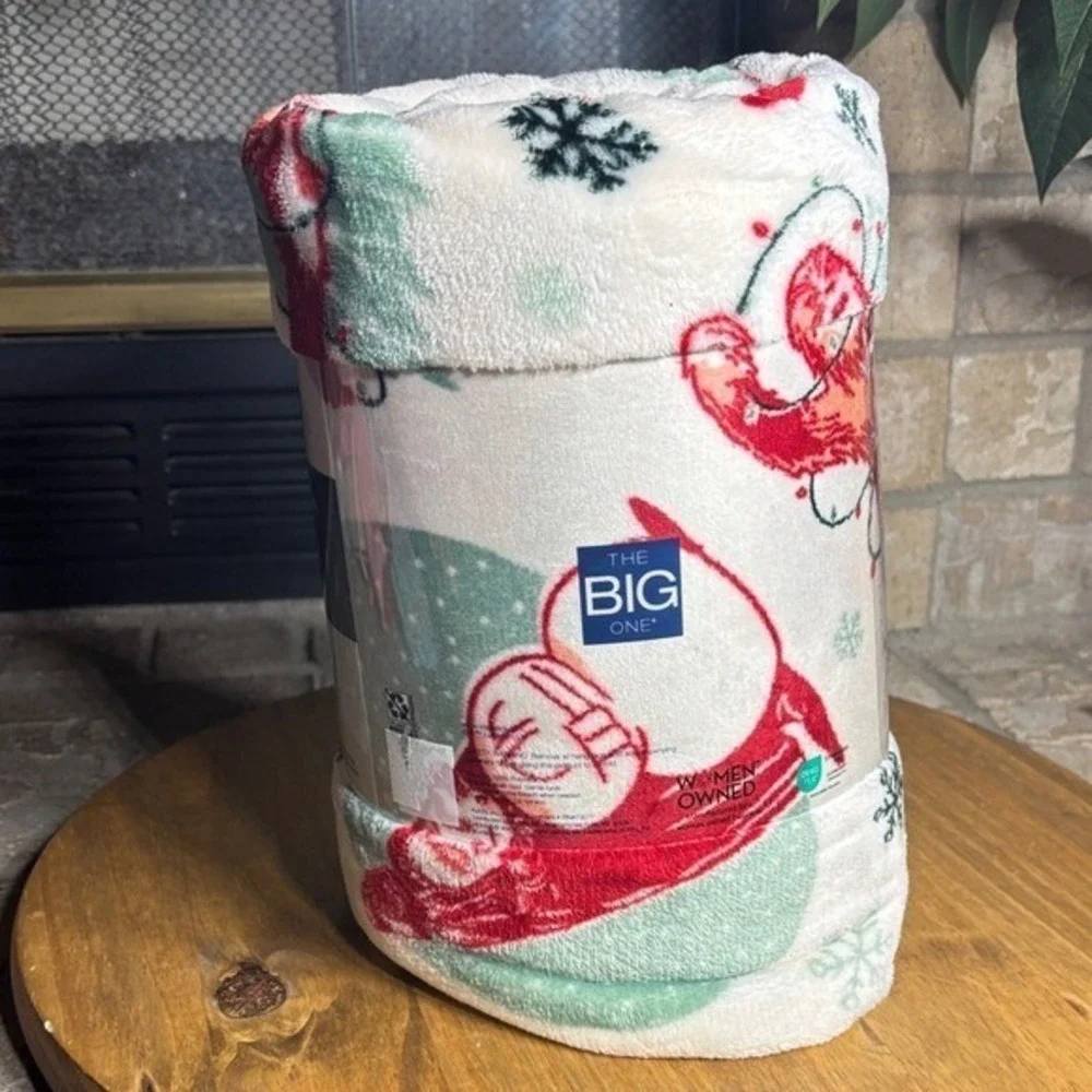 Star Wars Holiday Christmas Oversized Supersoft Throw Blanket 5'x6' GIFT NEW